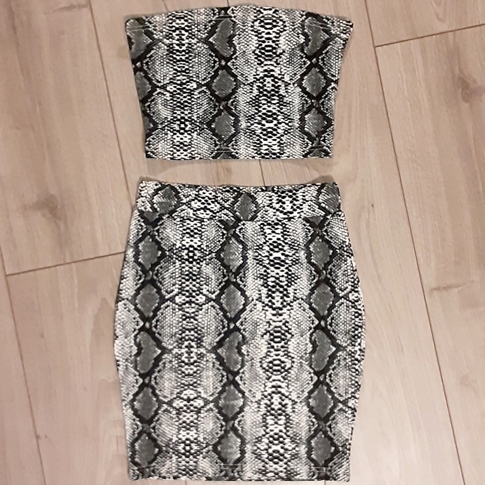 Sexy Snake Print Set